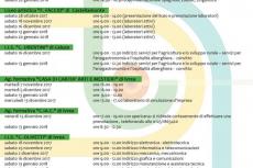 Calendario incontri